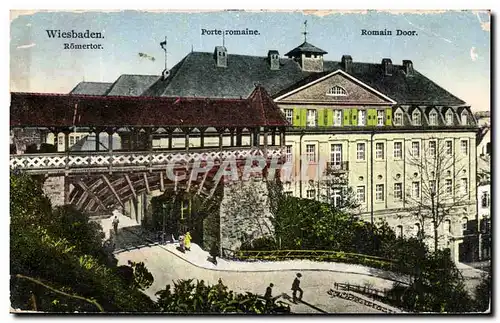 Cartes postales Wiesbaden Porte romaine