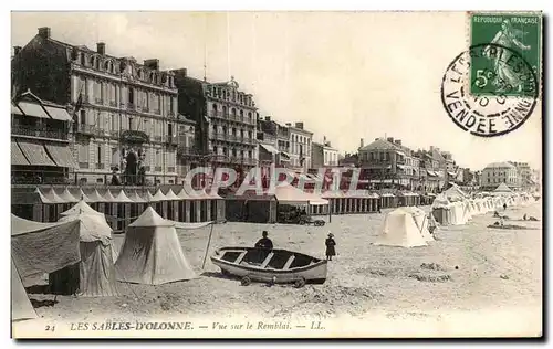 Ansichtskarte AK Les Sables Dolonne Vue sur le Remblai