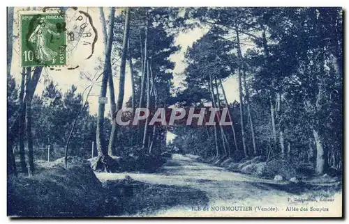 Cartes postales Ile de Normoutier Allee des Soupirs