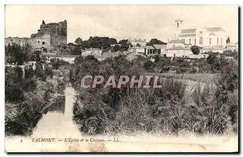 Cartes postales Talmont L&#39Eglise et le Chateau