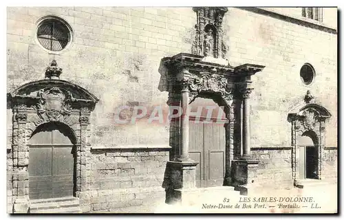 Cartes postales Les Sables D&#39Olonne Notre Dame de Bon Port Portails