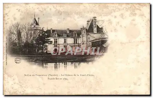 Cartes postales St Cry En Talmondais Le Chateau de la Court d'Aron
