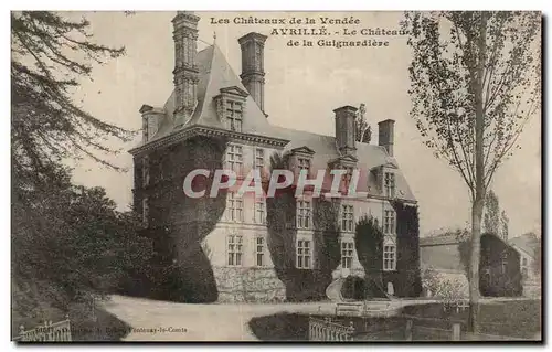 Cartes postales Les Chateau de la Vendee Avrille Le Chateau de la Guignardiere