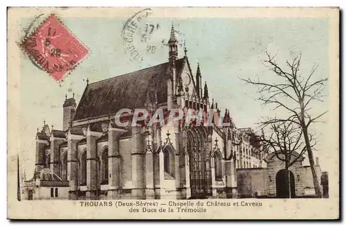 Ansichtskarte AK Thouars Chapelle du Chateau et Caveau des Ducs de la Tremoille