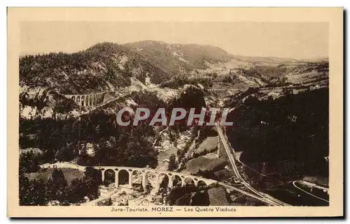 Cartes postales Touriste Morez Les Quatre Viaducs