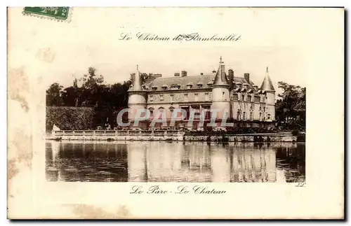 Ansichtskarte AK Chateau de Rambouillet Le parc Le chateau