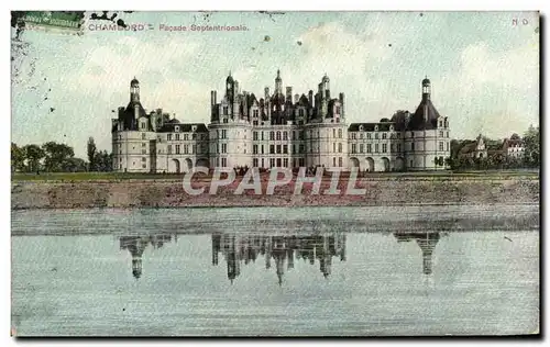 Cartes postales Chambord Facade Septentrionals