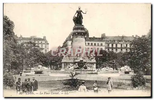 Cartes postales Lyon la Place Carnot