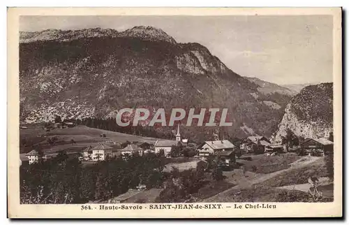 Cartes postales Haute Savoie Saint Jean de Sixt Le Chef Lieu