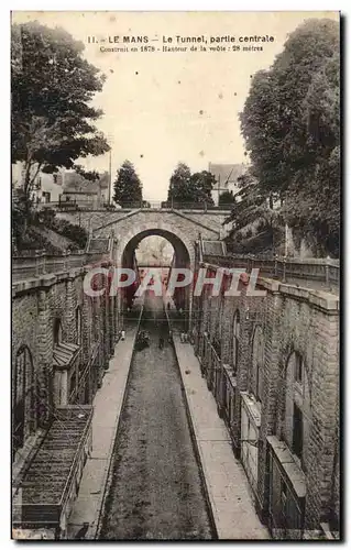 Cartes postales Le Mans Le Tunnel Partie centrale