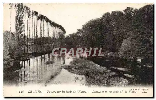 Cartes postales Le Mans Paysage sur les bords de l&#39Huisne