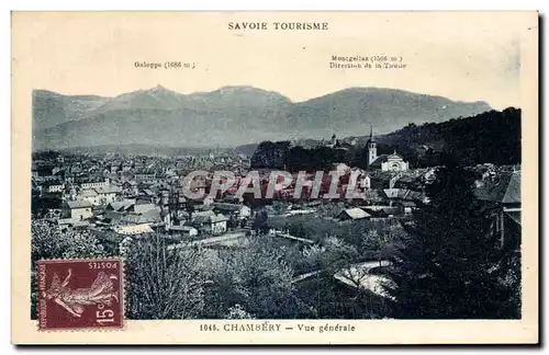 Cartes postales Chambery Vue generale