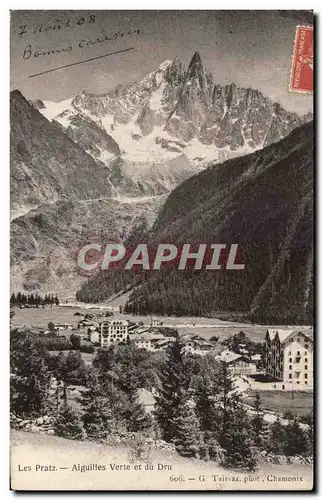 Cartes postales Les Pratz Aiguilles Verte et du Dru