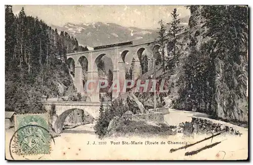 Cartes postales Pont Ste Marie Route de Chamonix