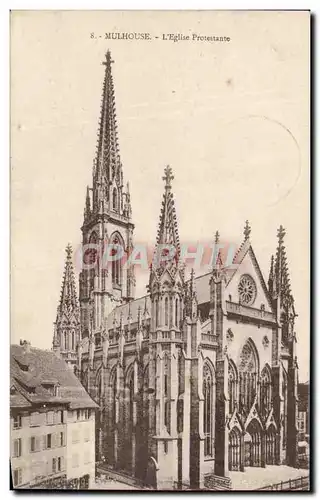 Cartes postales Mulhouse L&#39Eglsie Protestante