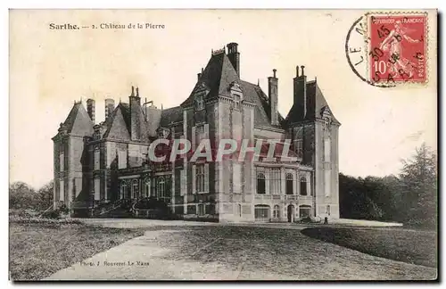 Ansichtskarte AK Sarthe Chateau de la Pierre