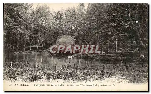 Ansichtskarte AK Le Mans Vue pris au Jardin des plantes