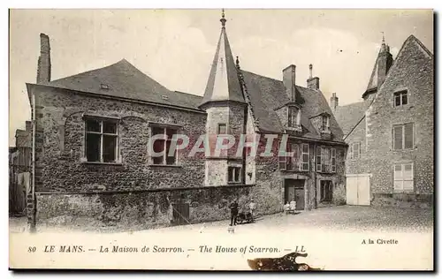 Ansichtskarte AK Le Mans La Maison de Scarron