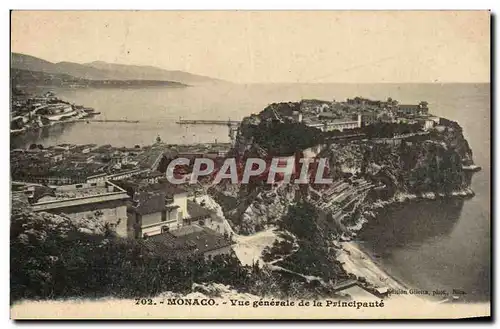 Cartes postales Monaco Vue Generale de la Principaute