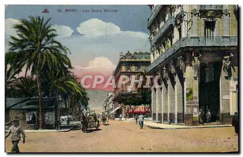 Cartes postales Bone Les Quais Warnier Algerie