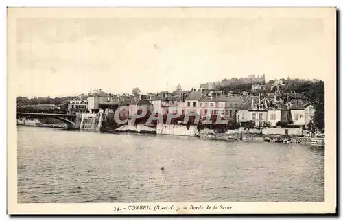 Cartes postales Corbeil Bords de la Seine