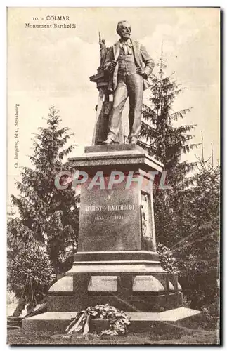 Cartes postales Colmar Monument Bartholdi