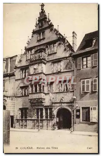 Cartes postales Colmar Maison des Tetes