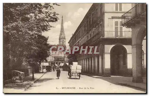 Cartes postales Mulhouse Rue de la Paix