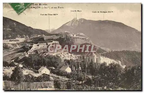 Cartes postales Briancon et ses forts