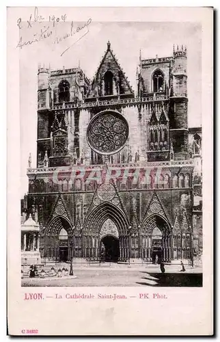 Cartes postales Lyon La Cathedrale Saint Jean