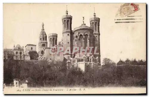 Cartes postales Lyon Notre Dame et Fourviere l&#39Abside