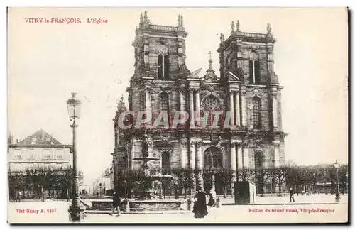 Cartes postales Vitry le Francois L'Eglise