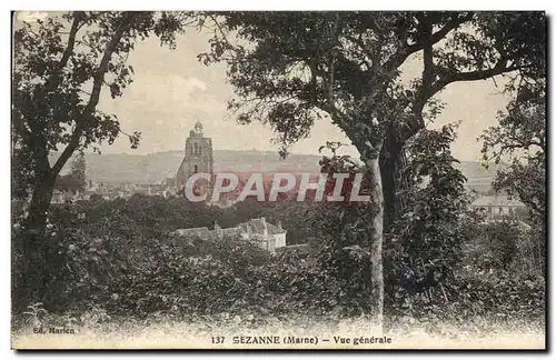 Cartes postales Sezanne Vue Generale