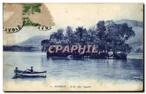 Ansichtskarte AK Annecy L&#39ile des Cygnes