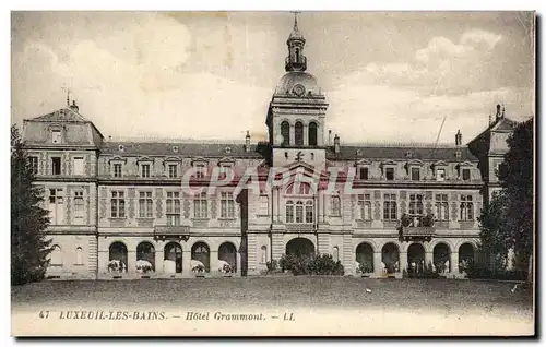 Cartes postales Luxeuil Les Bains Hotel Grammont