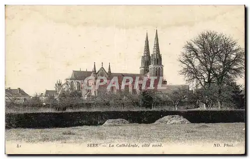 Cartes postales Sees La Cathedrale Cote Nord