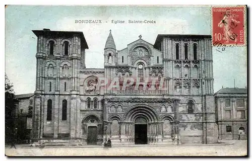 Cartes postales Bordeaux Eglise Sainte Croix