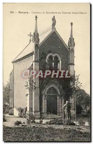 Cartes postales Nevers Tombeau de bernadette au Couvent Saint Gildard