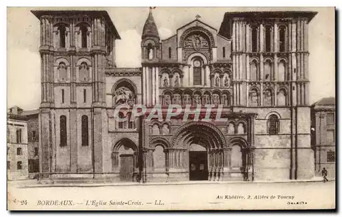 Cartes postales Bordeaux L&#39Eglise Sainte Croix