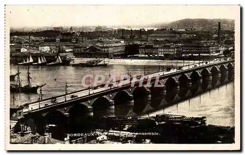 Cartes postales Bordeaux Le Pont d'Ensemble