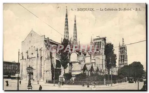 Cartes postales Bordeaux La Cathedrale St andre