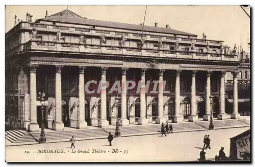 Cartes postales Bordeaux Le Grand Theatre