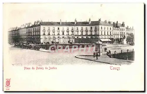 Cartes postales Place du Palais de Justice Tours