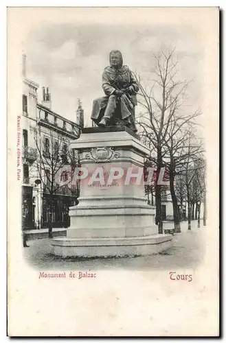 Ansichtskarte AK Tours Monument de Balzac