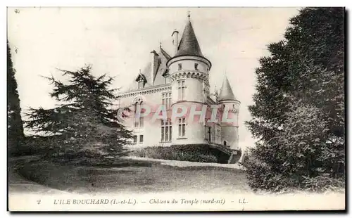 Ansichtskarte AK L&#39ile Bouchard Chateau du Temple