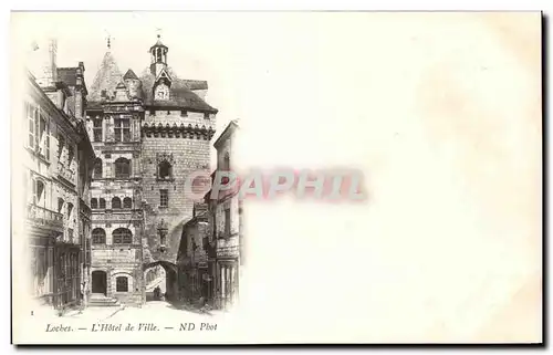 Cartes postales Loches L&#39Hotel de Ville