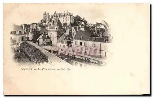 Cartes postales Loches La Ville Haute