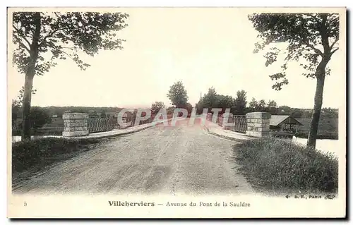 Cartes postales Villeherviers Avenue de Pont de la Sauldre