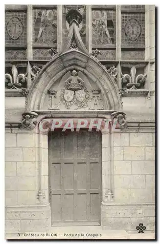 Cartes postales Chateau de Blois Porte de la Chapelle