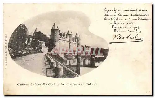 Ansichtskarte AK Chateau de Josselin Habitation des Ducs de Royan Botrel